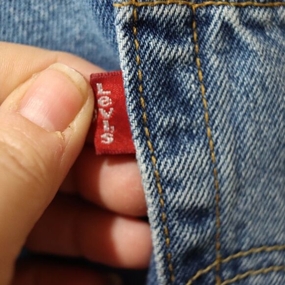 Levi’s 577 Vintage Nouveau Loose Fit Wide Leg Jeans Missy 14 - Picture 7 of 11